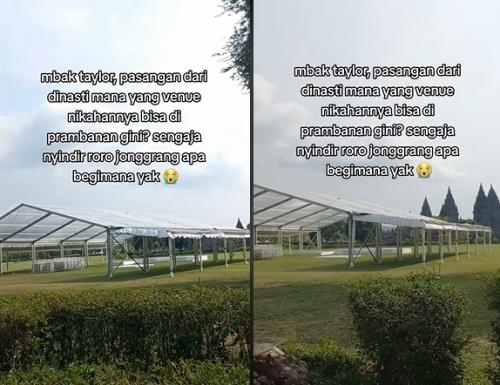 Viral Pernikahan di Kawasan Candi Prambanan, Netizen: Roro Jonggrang Menangis Saat Melihatnya: Gaya Hidup Okezone